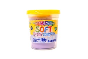MASSA DE MODELAR 150G ACRILEX LILAS BEBE