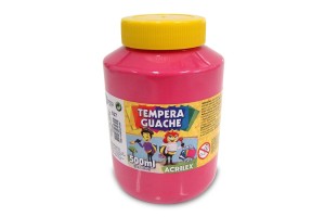 TEMPERA GUACHE ACRILEX PT 500ML ROSA