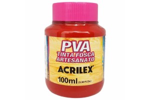 TINTA FOSCA ARTESANATO ACRILEX 100ML VERMELHA