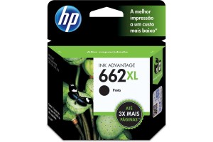 CARTUCHO ORIGINAL HP 662XL PRETO