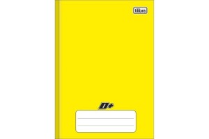 CADERNO CD BROCHURA 140X200 TILIBRA 48 FLS AMARELO