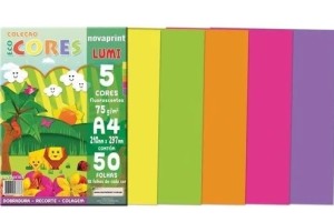 BLOCO CRIATIVO ECO CORES LUMI 50 FLS