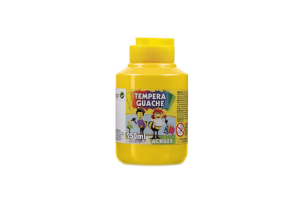 TEMPERA GUACHE ACRILEX PT 250ML AMARELO