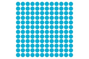 ETIQUETA ADESIVA CLAMAR TP12 13MM AZUL CLARO C/ 210 ETQ. TP12AZCL