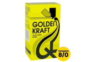 CLIPS GOLDEN KRAFT CX PEQUENA 8/0 25 UNI