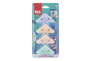 PRENDEDOR DE PAPEL TRIS HOLIC BYTES C/ 4UN